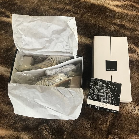 🆕 DOLCE VITA Delana Slide Off White NIB | 7.5 - Picture 2 of 6